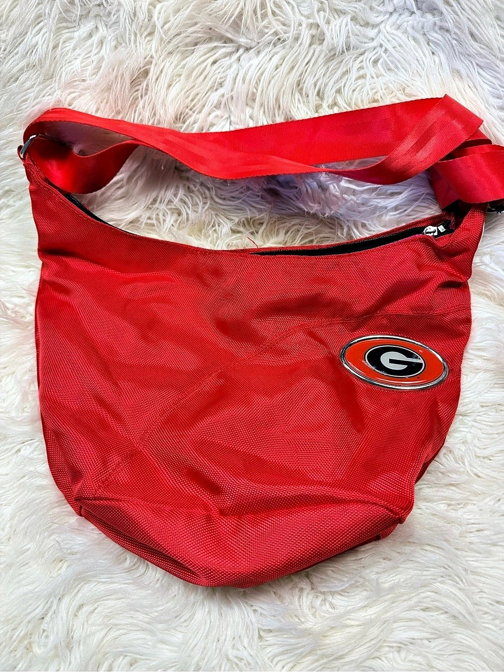 Georgia Bulldogs Red Shoulder Bag